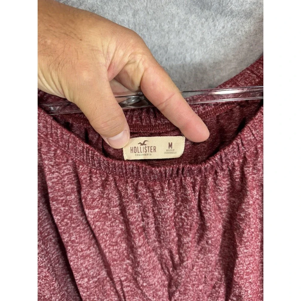 Hollister Sweater Womens Medium Off Shoulder Pullover Long Sleeve Soft Stretch